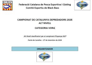 CAMPIONAT DE CATALUNYA DEPREDADORS 2026 ALT NIVELL CATEGORIA VORA